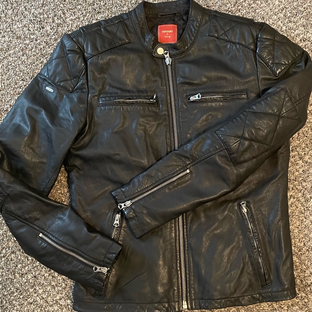 Superdry Leather Jacket